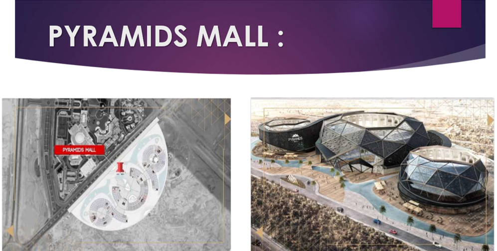 pyramids mall/شركة بيرميدز/ الداون تاون